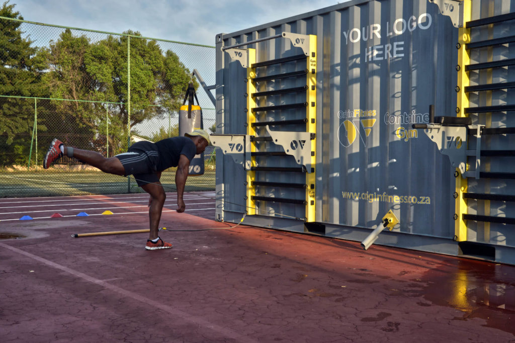 Leg Extenstion Using The Eyelet On The Wall Gym Column
