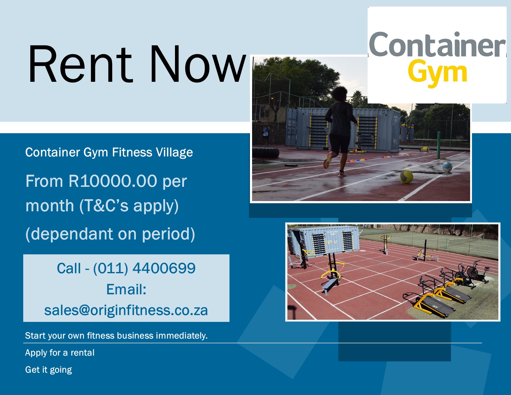 container gym rental
